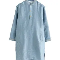 Next Chemise bleu fumé