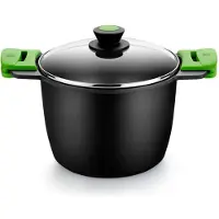 BRA Prior 403920 Casserole avec couvercle, fonte/aluminium, 20 cm de diamètre, compatible induction, revêtement anti-adhésif