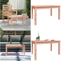 vidaXL Table de jardin 82,5x50,5x45 cm Bois massif Douglas - Table de jardin - Tables de jardin - Table de terrasse - Table d'extérieur