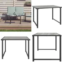 vidaXL Table de jardin Anthracite 55x40x37 cm Acier - Table de jardin - Table basse - Meubles de jardin