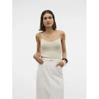 Vero Moda Tops en tricot 'VMPelia' blanc cassé