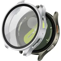 IMoshion Coque rigide à couVerture complète pour Samsung Galaxy Watch 7 - 44 mm - Argent