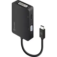 Alogic UCVGDVHD-ADP Adaptateur USB-C 3In1 -> HDMI VGA noir