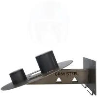 Gray Steel X5 Helmet & Gear Wall mount
