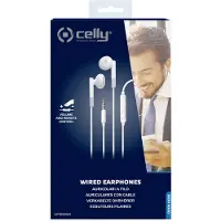 Celly UP300WH écouteur/casque Avec fil Ecouteurs Appels/Musique Blanc