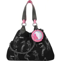 Fritzi aus Preußen Cabas 'Apres Ski Limited Barbie' gris / rose / noir / blanc