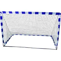 Powershot Pop Up Football Goal Blanc,Bleu 1.4 x 1 m
