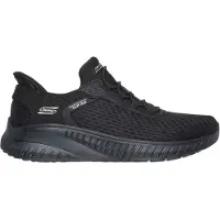 SKECHERS pour femme. 117504 Baskets Slip-ins : BOBS Sport Squad Chaos noir (38), 3 à 5 cm, Lacets, Casuel