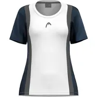 Head CLUB 25 TECH T-Shirt Femme marine / blanc XL