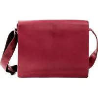 Harold's Cuir serviette sac à épaule bandoulière Campo Messengerbag Red rouge
