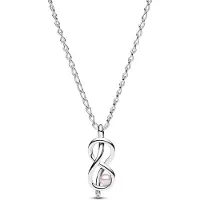 Pandora Collier Pendentif Élégant en Argent pour Femmes de Pandora - Modèle 393762C01-50