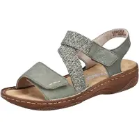 Rieker Sandales femme vert olive, Couleur:vert, EU Taille:38