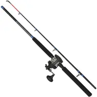 Kinetic Boat Cc Trolling Combo Noir 1.83 m / 100-400 g