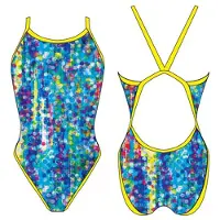 Turbo Dots Revolution Swimsuit Bleu 9-10 Years Fille
