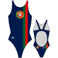 Turbo Portugal Pro Resist Swimsuit Bleu L Femme