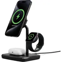 Cygnett CY5100BUNCP chargeur d'appareils mobiles Casques, Casque, Smartphone, Smartwatch Noir USB Recharge sans fil Charge rapide Intérieure