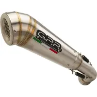 Gpr Exhaust Systems Powercone Evo Suzuki Gsx-r 1000 K9 09-11 Homologated Muffler Argenté Homologated