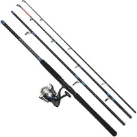 Kinetic Coast/boat Cc Spinning Combo Noir 1.83 m / 20-80 g