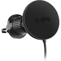SBS Tesuppmag15wvent Wireless Car Charger Argenté One Size / EU Plug 220V
