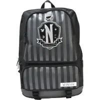 Ginza.se Nevermore Wednesday Backpack Wednesday Striped Gray And Black Gris