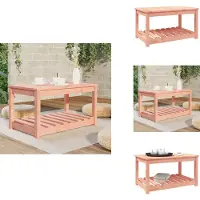 vidaXL Table de jardin 82,5x50,5x45 cm Bois massif Douglas - Tables de jardin