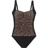 Vivance Maillot de bain marron chiné / noir