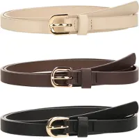 About You Ceinture beige / marron / noir