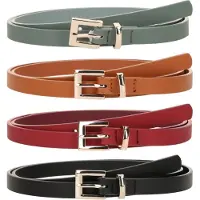 STUDIO SELECT Ceinture cognac / vert pastel / rouge / noir