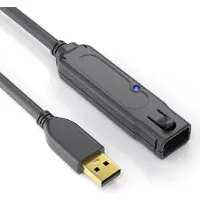 PureLink câble d'extension USB 2.0 actif, 6 m, 480Mbps et 0,5A verrouillable