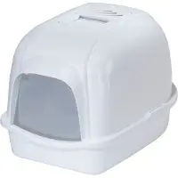 Europet Bac à litière Bernina Eclipse transparent/blanc, taille : M