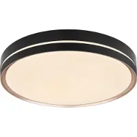 Globo Lighting Plafonnier métal noir, LED
