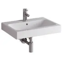 Geberit Vasque à poser iCon 60 cm blanc avec Keratec émaillé 124560600 (485 mm, 600 mm)