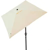 Aktive Aluminium Square Pole Height Uv Protect Parasol 270x270 Cm 38 Mm 260 Cm Beige