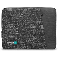 Connect IT CFF7013DD (13.30", Universel), Sac pour notebook, Noir