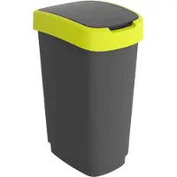 Rotho Twist Lime - trash bin – 50l