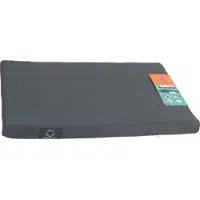 Zolux Matelas avec coussin amovible en mousse à mémoire de forme pour chiens - 110 x 77 cm - Gris