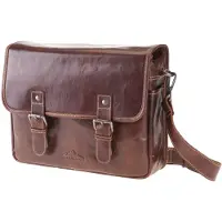 Alpenleder Camera Bag Reporter cognac