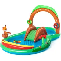 Bestway Aire de jeux aquatique gonflable Friendly Wood - 295 x 199 x 130 cm