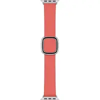 Apple Watch 38/40 mm Bracelet de Montre Moderne Cuir Rose Agrume - Small
