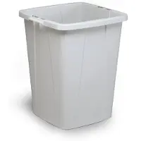 Durable Conteneur à déchets DURABIN 90L carré, Gris, 1800474050