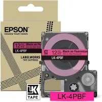 Epson LabelWorks LK-4PBF - Étiquette fluorescente, impression noire - Rouleau (1,2 cm x 5 m)