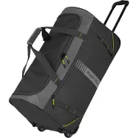 Travelite trolley sac de voyage Basic Active Trolley Travel Bag Anthrazit / Lemon noir vert 70cm