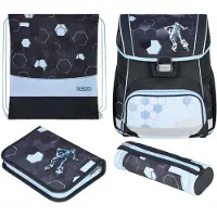 Herlitz 400196501 Schulranzen Loop Plus "Cyber Soccer" (cartable)