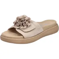 Rieker Chaussures de dame , sandales confortables, couleur beige, pour le quotidien