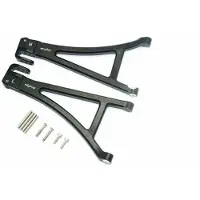 Sonstige Verlage bras de suspension avant inférieur en aluminium noir trx 1/10 e-revo
