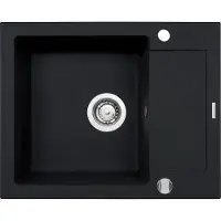 Pyramis Ceramic sink MIDO 62x50 1B 1D Carbon