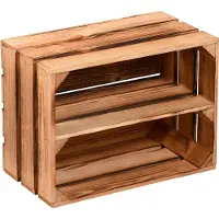 Kesper Caisse décorative flammée (40 x 30 x 23 cm)