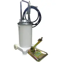 GEKO Pompe à air pour lubrifiants, capacité 15 l, tuyau 4 m,