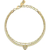 La Petite Story Love Br Yg 2 Heart 16+3 Cm Bracelet Doré Femme