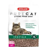Zolux Litiere Purecat Vegetale Naturelle 8l